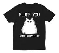RDESEDRTRE Fluff You You Fluffin' Fluff Shirt Black L