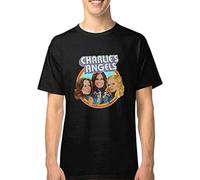 RDESEDRTRE for The 1970s Action-Adventure TV Series Charlie's Angels T-Shirt Black S