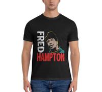 RDESEDRTRE Fred-Hampton-Fitted-T-Shirt Black L