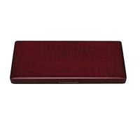 RDEXP - Caja de madera para clarinete (capacidad para 10 lengüetas, color caoba)