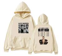 RDGKUCB Y2K Sudadera con Capucha 2026 Alex Warren Little Orphan Alex Tour Harajuku Manga Larga Jersey Unisex Hip-Hop Prenda De Vestir-Khaki||m