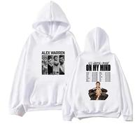 RDGKUCB Y2K Sudadera con Capucha 2026 Alex Warren Little Orphan Alex Tour Harajuku Manga Larga Jersey Unisex Hip-Hop Prenda De Vestir-White||l