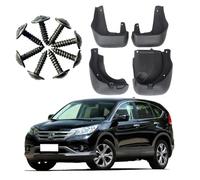 Rdgnls 4 Piezas Coche Faldillas Antibarro para CR-V 2007-2011,Flaps Barro Protectores Salpicaduras Guardabarros Antipolvo Impermeable Accesorios,Honda CR-V 2012-2016