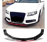 Rdgnls Frontal Alerón Spoiler Labio para Audi A4 B8 S4 2008 2009 2010, Coche Parachoques Delantero Labio Divisor Difusor Trim Kit lip Spoiler Delantero Frontal Proteger