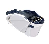 RDHMJSJAZ Sillón Ergonómico For Champú Y Masaje, con Respaldo Reclinable Y Superficie Fácil De Limpiar, Ideal For Peluquerías Y Estudios De Belleza.