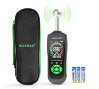 RDINSCOS Medidor de Humedad No Destructivo con Sensor Esférico,Rango de Medición: 4-50 mm,Detección Rápida de Humedad Oculta en Madera/Paredes/Estructuras