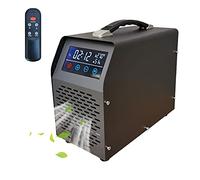 RDJSHOP Generador de Ozono de Pantalla Táctil, Ozonizador Industrial con Mando a Distancia, Esterilizador Comercial Desodorante Ozono Generador para Grandes Salas, Fábricas, Bares,Black-40000mg/h