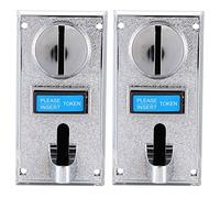 Rdjumpdjo 2X Selector de Aceptadores de Monedas MúLtiples para MáQuinas Expendedoras de Mecanismos Mech Arcade Game