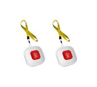 Rdjumpdjo 2X Tuya WiFi Smart SOS BotóN de Llamada Wireless Caregiver Buscapersonas TeléFono Transmisor de Alerta BotóN de Llamada de Emergencia para el Paciente