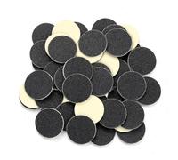 RDNKVB 100 pcs discos de papel de lija de 25 mm con broca de metal para uñas, 60 grano 80#180# para taladro de uñas, limas de pies, removedor eléctrico de callos de piel muerta