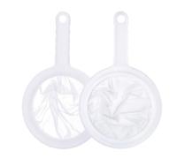 RDNKVB 2pcs Colador fino Colador fino con asa Colador de malla 200/400 Colador de malla fina Colador de jugo fino Colador de alimentos Colador de paso Colador doméstico Colador manual