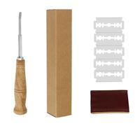 RDNKVB Cuchillo para Pan Masa Cuchillo Herramienta de Corte de Pan Cuchillo de Panadero con Cuchillas de Afeitar para Pan Masa Hornear Cocina Bricolaje Acero Inoxidable de Corte de Pan