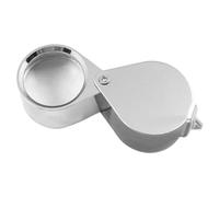RDNKVB Lupa de joyero 30x Lupa de Acero Inoxidable Lupa de Bolsillo Adecuada para Sellos de Monedas de joyero de Diamantes identificación de Monedas identificación de Joyas