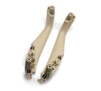 Rdtnvc Manija Puerta Interior Para Serie 5 M5 G30 G31 F90 2017-2022 Embellecedor Manija Puerta Interior Coche LHD RHD Izquierda Derecha 51417438523 Coche Maneta Puerta(Front 2pcs-Beige)