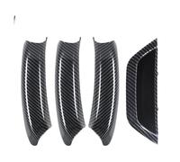 Rdtnvc Manija Puerta Interior Para X3 X4 F25 F26 2010-2017 Manijas Puerta Interiores LHD RHD Embellecedor Panel Cubierta Manija Interior Coche Maneta Puerta(RHD 1Set CarbonFiber)