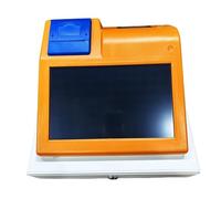 RDVXI Cajas Registradoras, Caja registradora pequeña Inteligente, Pantalla táctil de 11 Pulgadas, Caja registradora electrónica for Comida rápida, té con Leche(Oranje)