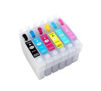 RDWQDGJG Cartucho de Tinta de Recarga con Chip de Arco Compatible con PX710FW PX720WD PX730WD PX800FW PX810FW PX820FWD PX830FWD Modelos WEIC T0801 T0802 T0803 T0804 T0805 T0806