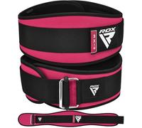 RDX 6.5" Cinturón de levantamiento de pesas para mujer, soporte lumbar curvo entrenamiento de fuerza de fitness funcional, levantamiento de pesas Powerlifting sentadillas gimnasio en casa para damas