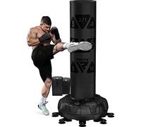 RDX 6FT XXL Saco de Boxeo Pie Puñetazos Guantes para Artes Marciales Mixtas, 150KG Pesado Peber Adultos, Equipo Entrenamiento Gimnasio Casa, 17 Ventosas Bolsa para