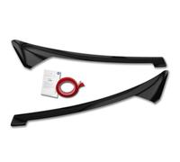 RDX Alerones de Faros Delanteros compatibles con Ford Transit Courier y Tourneo Courier 2023- (con Indicadores LED y DRL) (ABS Negro Brillante)