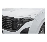 RDX Alerones de Faros Delanteros compatibles con Ford Transit Courier y Tourneo Courier 2023- (sin Indicadores LED y DRL) (ABS Blanco Brillante)