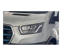 RDX Alerones de Faros Delanteros compatibles con Ford Transit (Faros Delanteros xenón y halógenos Negros) 2014- (ABS)