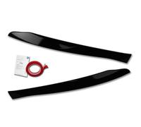 RDX Alerones de Faros Delanteros compatibles con Mercedes GLC (X253) 2015-2022 y GLC Coupé (C253) 2016-2023 (ABS Negro Brillante)