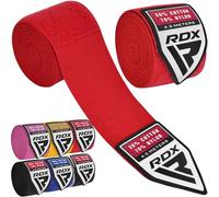 RDX Bandas de Boxeo Guantes Interiores, 4,5 Metros 180 Pulgadas elásticas Vendajes, muñequera Manos protección bajo Guantes, Boxeo Vendas para Artes Marciales Muay Thai MMA Kickboxing Punzonado