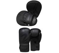 RDX Boxing Glove F15 Matte Black-14Oz