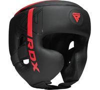 RDX Cascos Boxeo Helmet MMA para Entrenamiento y Muay Thai, Maya Hide Cuero Kara Head Guard, Ideal para Grappling, Sparring, Artes Marciales Kickboxing, Karate, BJJ, Taekwondo