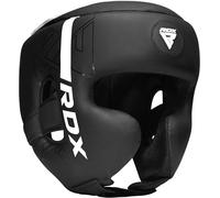 RDX Cascos Boxeo Helmet MMA para Entrenamiento y Muay Thai, Maya Hide Cuero Kara Head Guard, Ideal para Grappling, Sparring, Artes Marciales Kickboxing, Karate, BJJ, Taekwondo