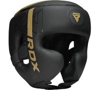 RDX Cascos Boxeo Helmet MMA para Entrenamiento y Muay Thai, Maya Hide Cuero Kara Head Guard, Ideal para Grappling, Sparring, Artes Marciales Kickboxing, Karate, BJJ, Taekwondo