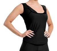 RDX Chaleco de Entrenamiento de Gimnasio para Mujer, Camiseta Sin Mangas de Entrenamiento Adelgazante para Pérdida de Peso, Moldeador de Cuerpo sin Mangas para Levantamiento de Pesas Correr Jogging