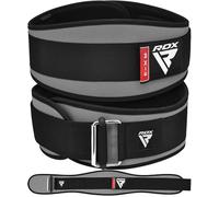 RDX - Cinturón de levantamiento de pesas (6,5 pulgadas, acolchado curvado, respaldo lumbar, levantamiento de pesas, cinturón de elevación, entrenamiento de fuerza Powerlifting Fitness Gym Belt,