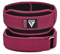 RDX Cinturón doble para levantamiento de pesas RX5 Pink-Xs
