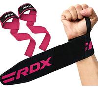 RDX Correas de Levantamiento de Pesas, Soporte Acolchado para muñeca Antideslizante, Agarre de Gel Flexible, Ideal para Culturismo, Levantamiento de Potencia, Entrenamiento en Gimnasio, Peso Muerto