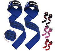 RDX Correas Levantamiento de Pesas, 5MM Neopreno Soporte de Muñeca Acolchado, Muñequeras Agarres Gel Straps, Powerlifting Fitness Peso Culturismo Gimnasio Deportivas Gym Agarraderas, Mujeres Hombres