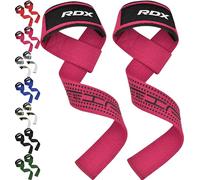RDX Correas Levantamiento de Pesas, 5MM Neopreno Soporte de Muñeca Acolchado, Powerlifting Straps Muñequeras Agarres para Fitness Peso Culturismo Gimnasio Deportivas Gym Agarraderas, Mujeres Hombres