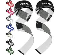 RDX Correas Levantamiento de Pesas, 5MM Neopreno Soporte de Muñeca Acolchado, Powerlifting Straps Muñequeras Agarres para Fitness Peso Culturismo Gimnasio Deportivas Gym Agarraderas, Mujeres Hombres