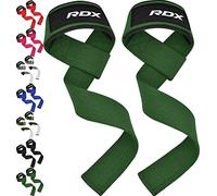 RDX Correas Levantamiento de Pesas, 5MM Neopreno Soporte de Muñeca Acolchado, Powerlifting Straps Muñequeras Agarres para Fitness Peso Culturismo Gimnasio Deportivas Gym Agarraderas, Mujeres Hombres