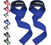 RDX Correas Levantamiento de Pesas, 5MM Neopreno Soporte de Muñeca Acolchado, Powerlifting Straps Muñequeras Agarres para Fitness Peso Culturismo Gimnasio Deportivas Gym Agarraderas, Mujeres Hombres