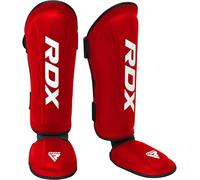 RDX Espinilleras Kick Boxing Muay Thai, Aprobado por SMMAF, Maya Hide Cuero Espinilla Empeine Protección, MMA Shin Pierna Guardia para Sparring Boxeo BJJ Kárate Entrenamiento Protector