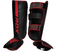 RDX Espinilleras Kick Boxing Muay Thai MMA Protección, Maya Hide Cuero Kara Espinilla Empeine Artes Marciales Entrenamiento Boxeo Sparring BJJ Kárate y Combate Training Pierna Protector