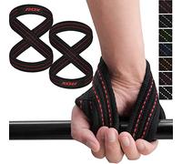 RDX Figura 8 Correas Levantamiento De Pesas, Fitness Gym Correa Musculación para Entrenamiento Halterofilia, Powerlifting, Peso Culturismo, Correa de Ejercicios de Gimnasio para Hombres y Mujeres