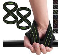 RDX Figura 8 Correas Levantamiento De Pesas, Fitness Gym Correa Musculación para Entrenamiento Halterofilia, Powerlifting, Peso Culturismo, Correa de Ejercicios de Gimnasio para Hombres y Mujeres
