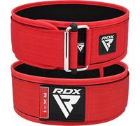 RDX Gimnasio Cinturón 4” Soporte Lumbar autobloqueante para la Espalda Cinturón Musculacion Peso Entrenamiento Cinturones Pesas Levantamiento Halterofilia Powerlifting Equipo de Gimnasio en casa