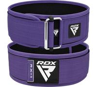 RDX Gimnasio Cinturón 4” Soporte lumbar autobloqueante para la espalda Cinturón Musculacion Peso Entrenamiento Cinturones Pesas Levantamiento Halterofilia powerlifting Equipo de gimnasio en casa