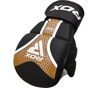 RDX Grappling Gloves Shooter Aura Plus T-17 Black Golden-L