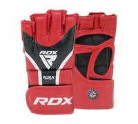 RDX Guantes de Agarre Aura Plus T-17 (Rojo, L)