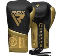 RDX Guantes de Boxeo Mark Pro Fight Tri Korta 2 Golden-8Oz